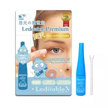 Ledouve Premium Увеличенный объем 3 мл Hangyodon Collaboration Double Tear Bag Двойной век Дополнительный тип пленки Пленка Водонепроницаемый тип Челка Keep