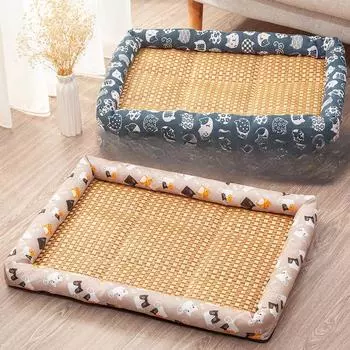 Ледяная подушка для домашних животных, крутой коврик на четыре сезона, универсальная подушка для гнезда для собак, летняя подушка для гнезда для кошек, охлаждающие и износостойкие постельные принадлежности для домашних животных 40*30cm