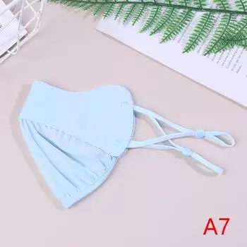 Ледяная шелковая маска для лица с защитой от ультрафиолета и солнца, летняя регулируемая дышащая мужская и женская спортивная маска для бега на открытом воздухе, велоспорта