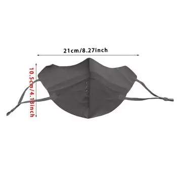 Ледяная шелковая маска для лица, защита от солнца, летняя дышащая мужская и женская спортивная маска для бега на открытом воздухе One Size темно-серого