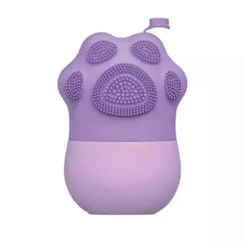 Ледяной кубик «кошачья лапка» для лица Физическое охлаждение Циркуляция крови Уменьшение пор на лице Многоразовый лед жёлтый