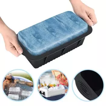 Ледяной шар, большой кубик льда, для коктейлей на основе виски и домашних напитков, сохраняющих прохладу, большая силиконовая многоразовая форма для льда One Size