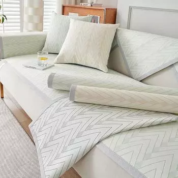 Ледяной шелк, летняя диванная подушка, летний крутой нескользящий чехол для дивана, простая подушка, чехол на спинку 60*60cm