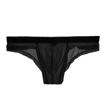 Ледяной шелк Прозрачный Заниженная Талия Летнее Нижнее Белье Сексуальное M