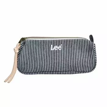 [Lee] Lee Pouch Large Capacity Stylish Multi Pouch Cosmetic Pouch Pen Case Denim Cute Stationery Pencil Case Logo Mini Pouch Small Light