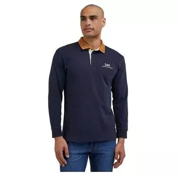 Lee Ls Contrast Collar поло поло с длинными рукавами S
