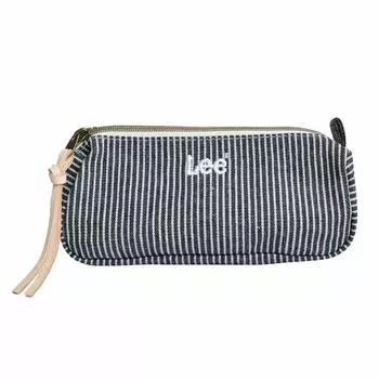 Lee Вместительный стильный многофункциональный чехол Косметичка Пенал Джинсовый Милый Канцелярский пенал с логотипом Мини-чехол Маленький Легкий [Lee]
