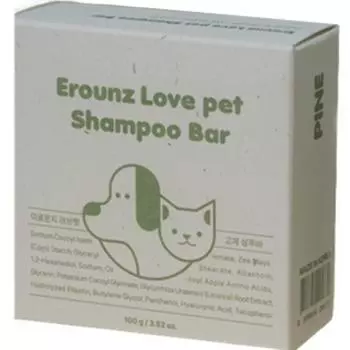 Lee Roun-ji Dog Love Pet Shampoo Bar Pine Fragrance, корейский шампунь для домашних животных