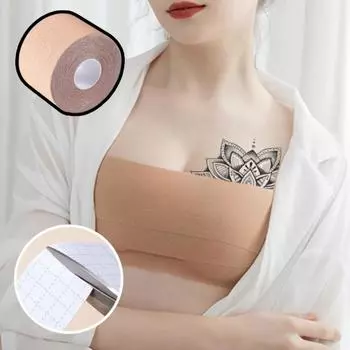 Lee & Vert Tattoo Covering Tape Covering Tattoo Shram Cover, 7,5 см x 5 м, 1 шт., кожа