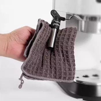 Leeseph Coffee Bar Square Cleaning Towels Barista Salon, Espresso Coffee Cleaning Accessories Soft Absorbing Kitchen Accessories