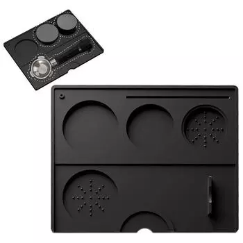 Leeseph Espresso Tamping Mat, силиконовый коврик для кофе, кофейная подушка для тампона, станция для бариста, эспрессо-аксессуары для дома