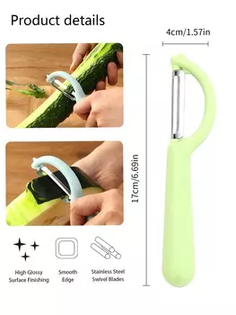 Leeseph Овощные Картофелечистки для Кухни Овощечистка I-образные лезвия из нержавеющей стали Овощечистки для яблок Фрукты Морковь Картофель зелёный