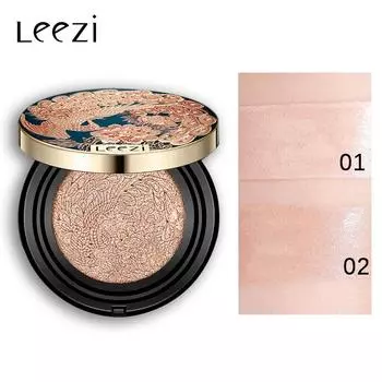 Leezi Damei Павлин, тюль, крем на воздушной подушке, BB-крем, консилер, легкая увлажняющая пудра без торта, невидимые поры 01