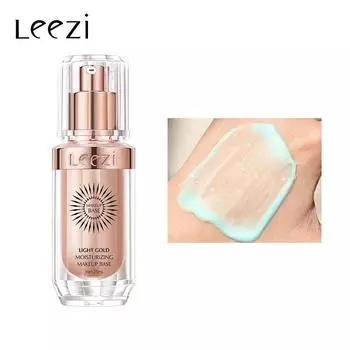 Leezi Lucent Gold Увлажняющая основа под макияж сияющей кремовой текстурой перед макияжем