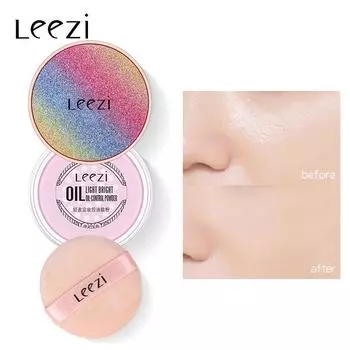 Leezi Starry Sky Setting Powder Рассыпчатая пудра Легкий консилер Не снимает макияж Скрытые поры Рассыпчатая пудра 01