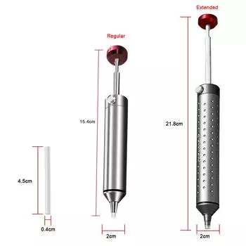 LEFAVOR Алюминиевый Мощный Оловянный Пистолет Для Отсоса Паяльника Присоска Ручка Для Извлечения Вакуумного Паяльника Сварочный Ремонтный Инструмент