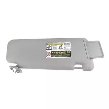 Left Driver Gray Sun Visor For Toyota Highlander 2008-2013 74320-48500-B0