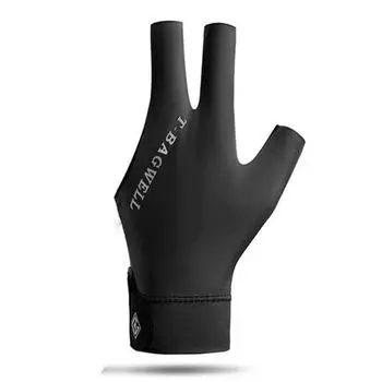 Left Hand Billiards Gloves Elasticity Three Finger Gloves Open 3 Fingers Gloves Man open finger style 1