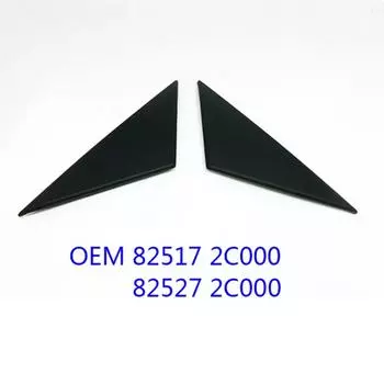 Left&Right Rear View Mirror Corner Molding Trim For Hyundai Tiburon Coupe 02-08