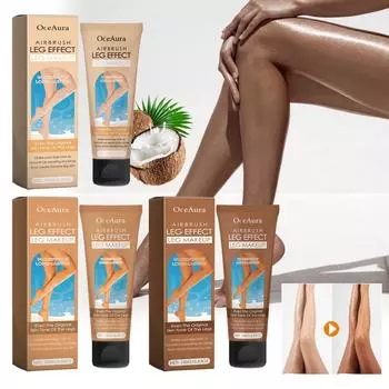 Leg Darkening Lotion Waterproof Leg Makeup Lotion Veins Waterproof Leg Makeup Body Makeup Waterproof Cover, 100ML One Size