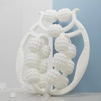 Leg Massager Roller 15 Point Degree Handheld Deep Tissue Massage Thigh for Sports Yoga фиолетовый