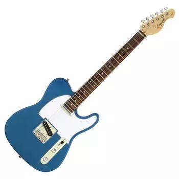 Legend Electric Guitar MBL Metallic Blue Maple Neck Rose Fingerboard Telecaster Type Soft Case Included LTE-Z