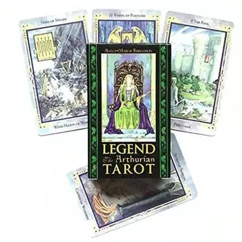 Legend King Arthurian Tarot Настольная игра Семейная вечеринка Игральные карты Колода Настольная игра Гадание на свидание Legend The Arthurian Tarot