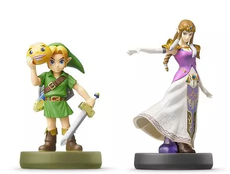 Legend of types Smash amiibo/The Zelda/2 set/(Link [Majora s Mask]/Zelda [Super Bros. Series])