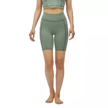 Леггинсы Any Motion Короткие леггинсы антибактериальные и дезодорирующие эластичные с защитой от ультрафиолета впитывающие пот быстросохнущие DC223350 Nordic Green M [Danskin]