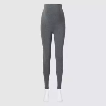 Леггинсы для беременных Uniqlo Japan, длина 10 минут 08 DARK GRAY/S