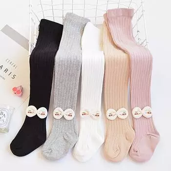 Леггинсы для девочек Весенние и осенние тонкие детские колготки Детские колготки Детские весенние колготки средней толщины для малышей S хаки