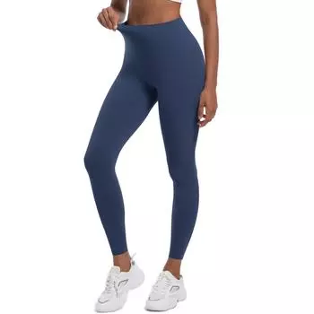 Леггинсы для йоги Auroth Tummy Control, женские, для спортзала, эластичные, для тренировок, бега, для тренировок S тёмно-синий