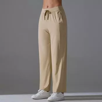 Леггинсы для йоги Ice Silk Cool, облегающие солнцезащитные брюки, женская летняя дышащая одежда с защитой от ультрафиолета и солнца M