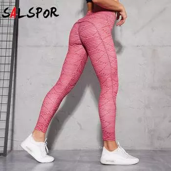 Леггинсы для йоги, леггинсы для спортзала с высокой талией, спортивные женские леггинсы для фитнеса, контроль живота, тренировочные колготки для бега