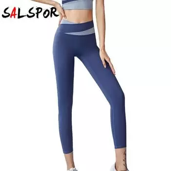 Леггинсы для йоги, женские леггинсы с высокой талией для подтяжки ягодиц, фитнес-леггинсы, эластичные плотные спортивные штаны для бега
