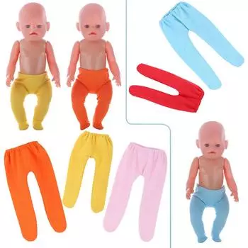 Леггинсы для куклы, повседневная одежда, аксессуары для кукол для 18-дюймовой американской куклы и куклы реборн 43 см, наше поколение, игрушки для девочек 008