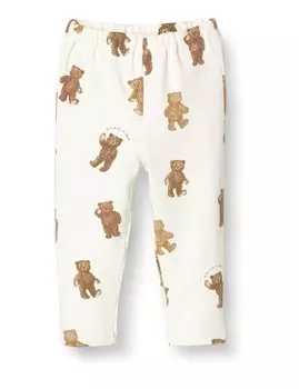 Леггинсы для малышей с рисунком медведя PBCP215465 OWHT 70 [Gelato Pique]