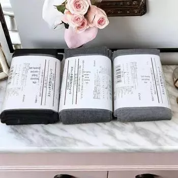 Леггинсы для похудения с вертикальными полосками и защитой от скатывания, 130 г - японский стиль Muj One Size 80-135