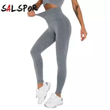 Леггинсы для тренировок в тренажерном зале, спортивные леггинсы для бега, женские эластичные плотные брюки с высокой талией и пуш-ап для йоги, активная одежда