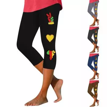 Леггинсы для женщин, хлопок, стрейч, с высокой талией, женские капри на лето, наряд на июнь S серый