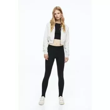 Леггинсы HM из джерси, черные 1129336001