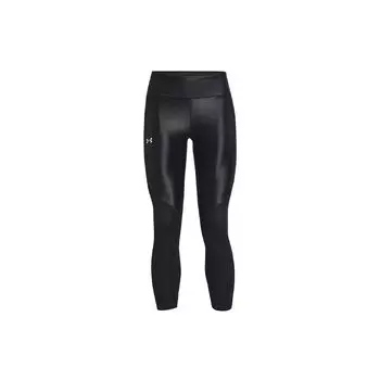 Леггинсы-капри для женщин Under Armour Iso-Chill Running Training, черные 1361364-001 S