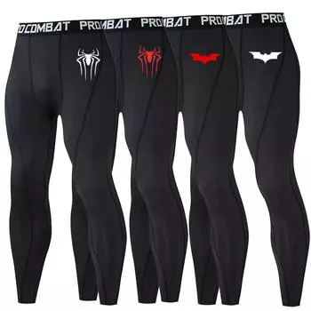 Леггинсы мужские спортивные леггинсы для бега мужские компрессионные штаны для фитнеса длинные брюки для бега трусцой низ для тренировок по йоге S