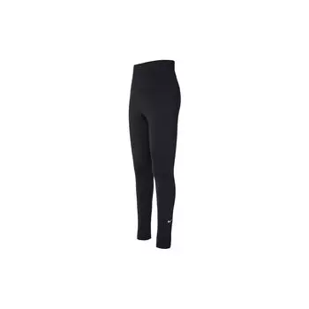 Леггинсы облегающего кроя с высокой талией Nike One Solid Logo, черные DM7279-010 M