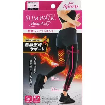 Леггинсы Pip Fujimoto Slim Walk Beau-Acty Burning Shape SM Функциональные носки для использования на открытом воздухе Функциональные носки Натяните до щиколоток, выровняв щиколотки pr