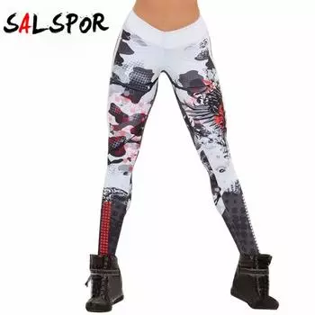 Леггинсы с цифровым принтом, женские леггинсы с высокой талией для тренировок, одежда для фитнеса, леггинсы пуш-ап, женские