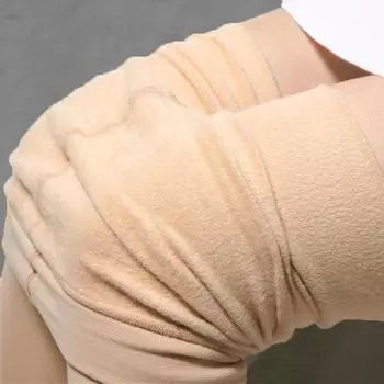 Леггинсы с маской для лица на весну и осень: Заколка для волос «Коготь дракона», бархатные колготки, теплый образ с голыми ногами, женские чулки Footless