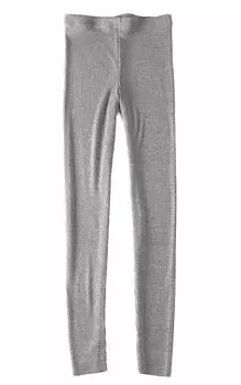 Леггинсы с разрезом из хлопка Материал: трикотажные брюки из рубчика Внутренняя одежда Тренировочные спортивные зимние зимние Йога Балет Современный балет Серый Спортивная одежда Желтый Серый