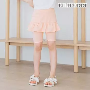 Леггинсы с юбкой Lillypuri Flare 5, розовые Pink/140