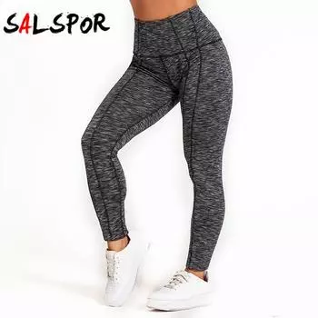Леггинсы с высокой талией, тонкие эластичные узкие брюки-карандаш, леггинсы для бега для тренировок